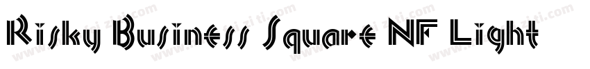 Risky Business Square NF Light字体转换